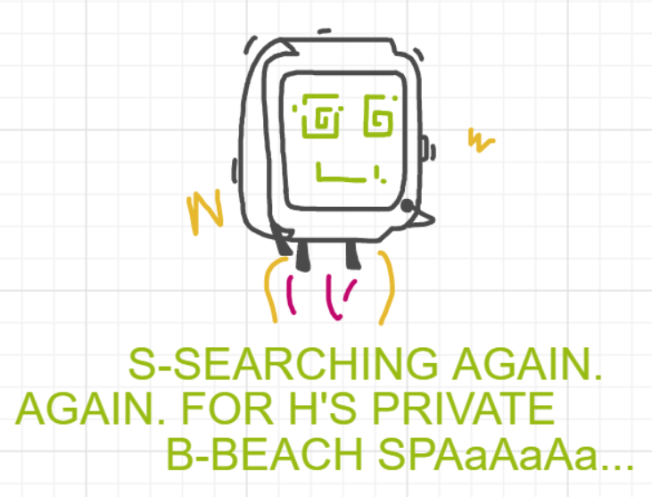 A panel from Ready Oar Knot, episode three of the Board Boards object show by Furretwalk/WalkingFurret.